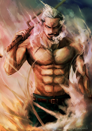 Man sword smoke drama action - smoke free wallpaper