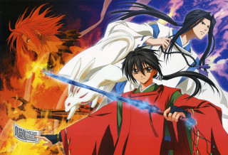 Man sword woman redcoat dragon - a sword next free wallpaper