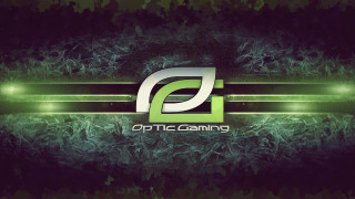 Green black optic gaming logo - logo free wallpaper