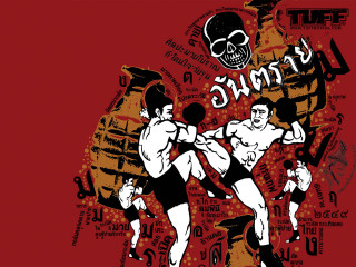 Men fighting skull background drawing - a drawing free wallpaper