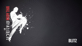 Skier black white splash red - action painting free wallpaper