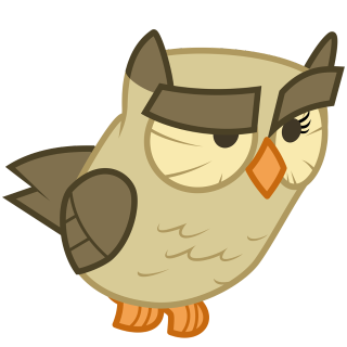 Cartoon owl sad look eyes - incoherent free wallpaper