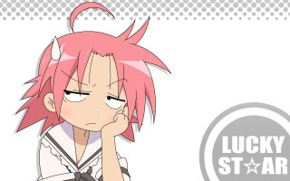 Girl pink hair white shirt 6 - a sad look free wallpaper