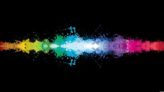 Colorful explosion black background white 3 - an airbrush painting free wallpaper for desktop