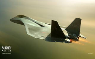 Fighter jet cloudy sky ocean 3 - a sunbeam in the background free wallpaper