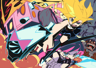 Woman sword demon cartoon background - demonish free wallpaper