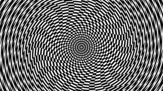Circular object black white pattern - caustic free wallpaper