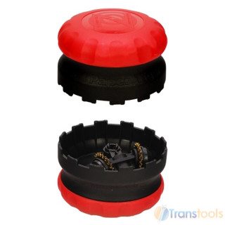 Red black object 3d render - precisionism free wallpaper