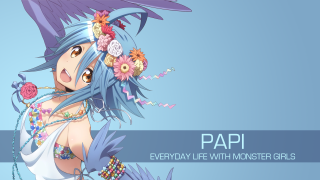 Girl blue hair flowers background - blue hair free wallpaper