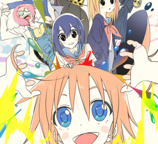 Anime characters blue eyes long 2 - poster art free wallpaper