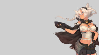Woman cosplay outfit gun knife - a gun and a knife free wallpaper