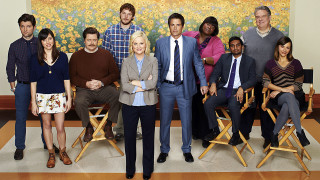 Group people standing sitting painting - chair free wallpaper