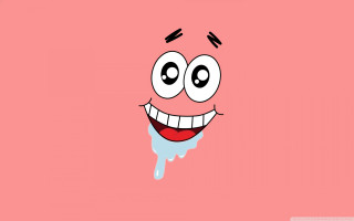 Cartoon face big smile pink - a big smile free wallpaper