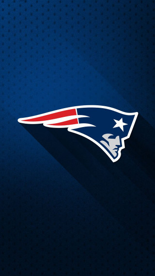 New england football logo blue 2 - vector art free wallpaper