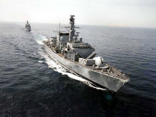 Two ships ocean near water 3 - the other free wallpaper