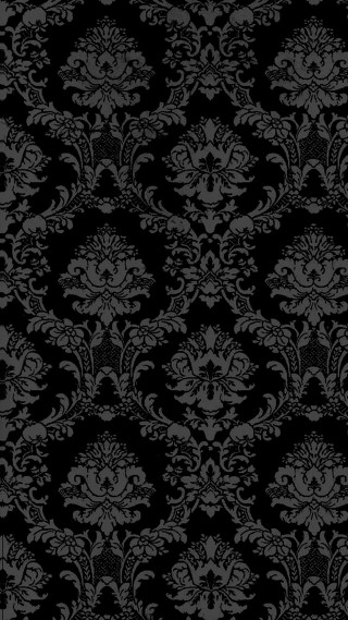Black white floral wallpaper design 5 - a floral design free wallpaper