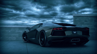 Nice car parking lot cloudy - nice looking car free wallpaper