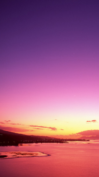 Plane purple sky sunset water - dawn free wallpaper