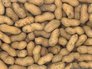 Peanuts pile shells inside snack - the middle free wallpaper