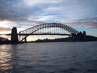 Bridge water city sunset dawn 7 - a bridge over a body of water free wallpaper