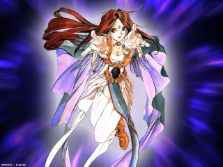 Woman long hair sword in 2 - long hair and a sword free wallpaper