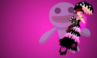 Cartoon character holding stuffed animal 2 - stuffed free wallpaper