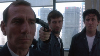 Man gun room city view - institutional free wallpaper