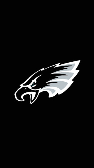 Black white eagle logo vector - bird free wallpaper