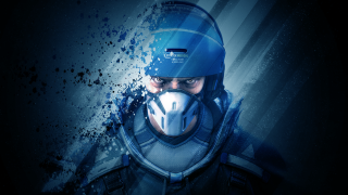 Astronaut helmet blue jacket starry - a man in a helmet free wallpaper