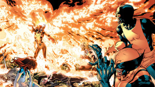 Group fire man woman background - a fire free wallpaper