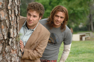 Two men standing next to - a tree in a park free wallpaper