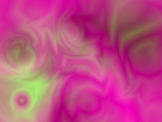 Pink green background circles bubbles - green center free wallpaper
