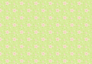 Green background pink flowers dots - a green background free wallpaper for desktop