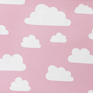 Pink white wall clouds teddy - sky free wallpaper