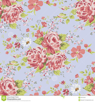 Pink roses green leaves blue - a lady bug free wallpaper