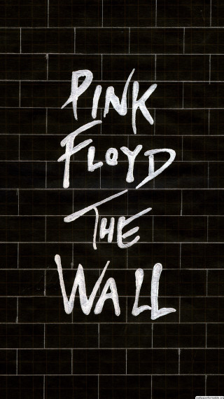 Brick wall spray painted pink - a brick wall free wallpaper