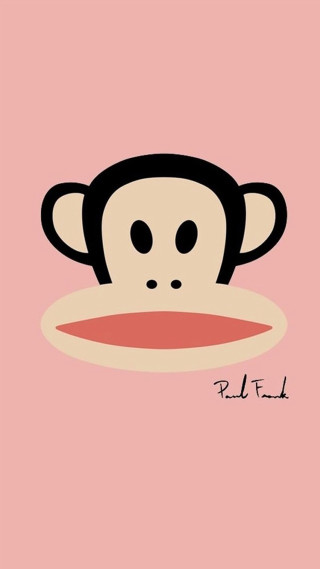 Monkey red nose pink background - a monkey with free wallpaper