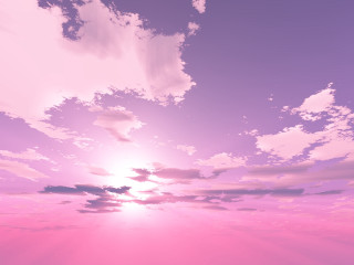 Pink sky clouds sun dreamy - sky free wallpaper