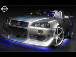 Car blue stripe dark background - a blue stripe free wallpaper