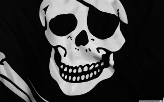 Skull knife skull black white - eiichiro oda free wallpaper