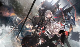 Anime character sword fighting girl - ada hill walker free wallpaper for desktop