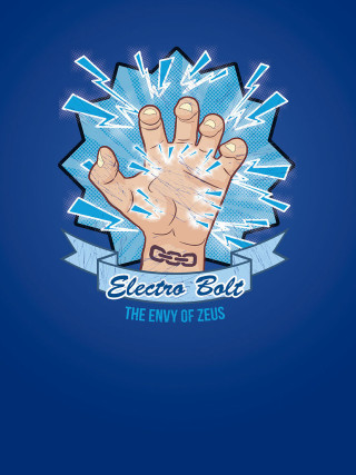 Hand lightning bolt electric bolt - illustration free wallpaper