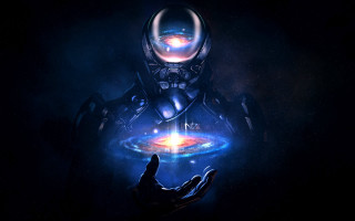 Person hand space scene galaxy - the space free wallpaper