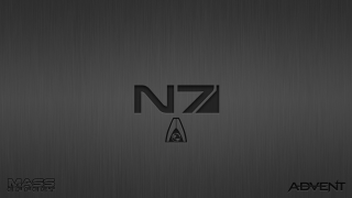 Black silver logo n7 side - logo free wallpaper