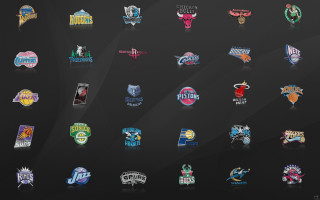 Sports logos collection black background - the bottom of the image free wallpaper