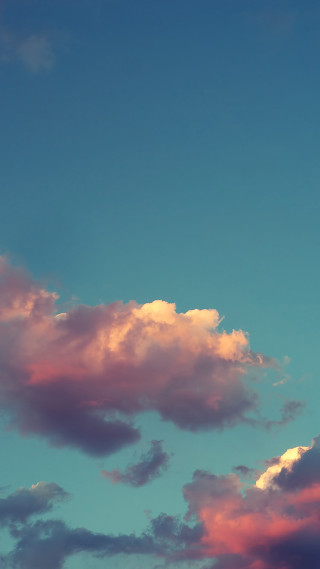 Plane flying sky pink cloud 2 - tonalism free wallpaper