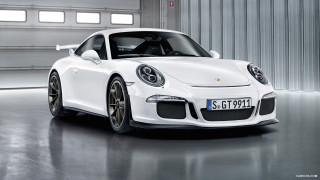 White porsche sports car garage 2 - a white porsche sports car free wallpaper