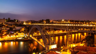 Bridge river city night lights 17 - almada negreiro free wallpaper
