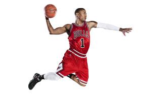 Man red uniform basketball ball - basketball free wallpaper