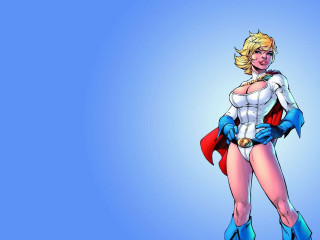 Cartoon woman white blue outfit - a cartoon of a woman free wallpaper